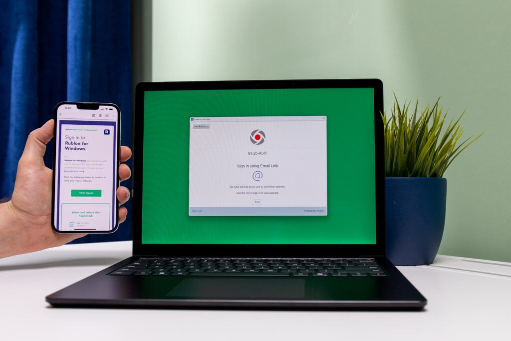 Rublon's Email Link authentication method