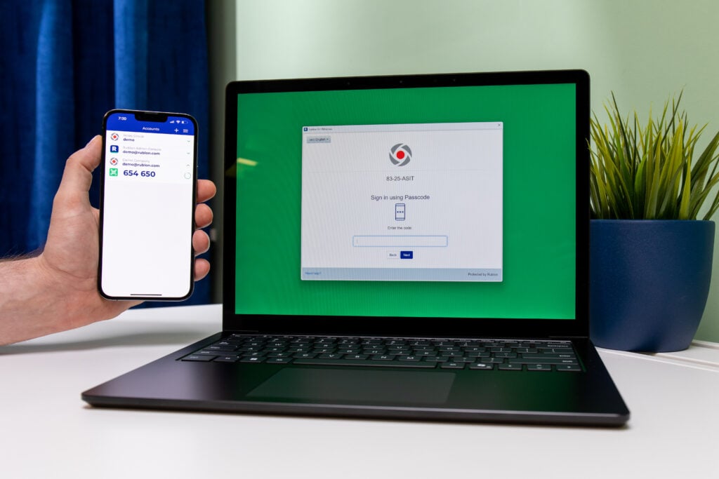 Rublon's Passcode authentication method
