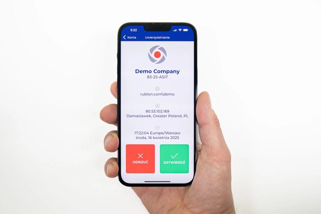 Mobile Push - an efficient and user-friendly MFA method. A notification appears on an iOS or Android device, allowing users to verify their login with a simple tap.