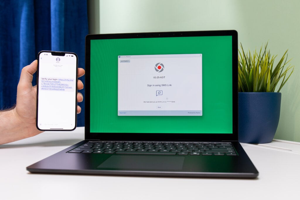 Rublon's SMS Link authentication method