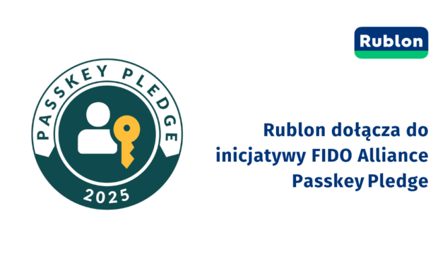 Rublon dołącza do inicjatywy FIDO Alliance Passkey Pledge
